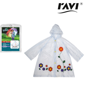 Płaszcz przeciwdeszczowy dziecięcy FLOWERS RAVI